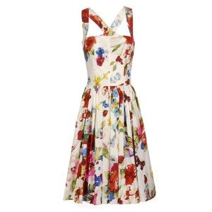Dolce&Gabbana fit & flare Spring Floral Midi Dress